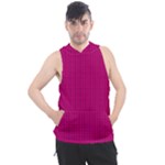 Purple Lego Texture Macro, Purple Dots Background Men s Sleeveless Hoodie