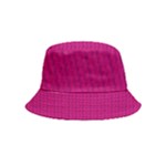 Purple Lego Texture Macro, Purple Dots Background Bucket Hat (Kids)