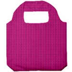 Purple Lego Texture Macro, Purple Dots Background Foldable Grocery Recycle Bag