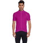 Purple Lego Texture Macro, Purple Dots Background Men s Short Sleeve Cycling Jersey