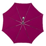 Purple Lego Texture Macro, Purple Dots Background Automatic Folding Umbrella with Case (Medium)