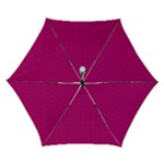 Purple Lego Texture Macro, Purple Dots Background Automatic Folding Umbrella with Case (Small)