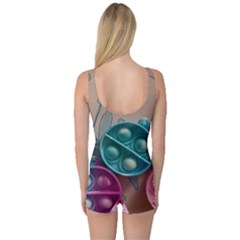 One Piece Boyleg Swimsuit 