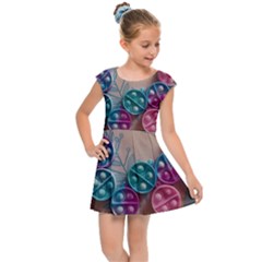 Kids  Cap Sleeve Dress 