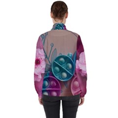 Women s High Neck Windbreaker 