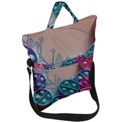 Fold Over Handle Tote Bag 