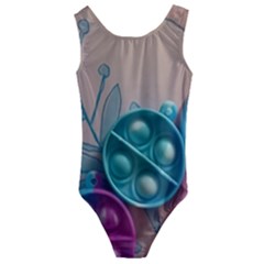 Kids  Cut-Out Back One Piece Swimsuit 