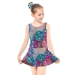 Kids  Skater Dress Swimsuit 