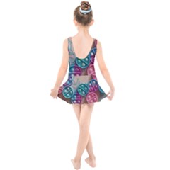 Kids  Skater Dress Swimsuit 