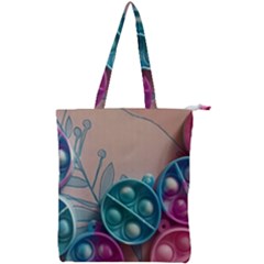 Double Zip Up Tote Bag 