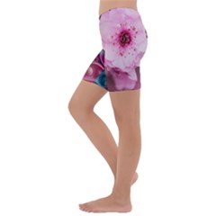 Kids  Lightweight Velour Capri Yoga Leggings 