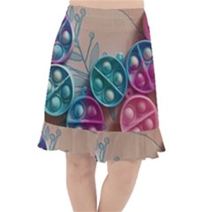 Fishtail Chiffon Skirt 