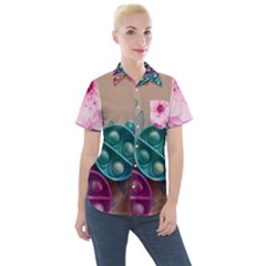 Women s Short Sleeve Pocket Shirt 