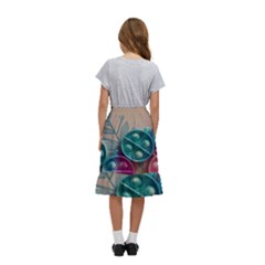 Kids  Ruffle Flared Wrap Midi Skirt 