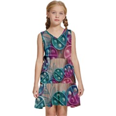 Kids  Sleeveless Tiered Mini Dress 