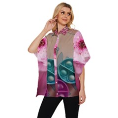 Women s Batwing Button Up Shirt 