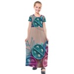 20240903_004019 Kids  Short Sleeve Maxi Dress