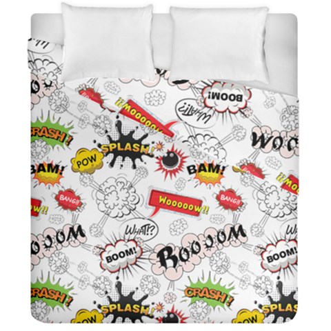 Pattern Seamless Texture Cartoon Duvet Cover Double Side (California King Size) from ArtsNow.com