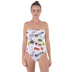 Tie Back One Piece Swimsuit 