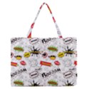 Zipper Medium Tote Bag Front