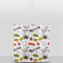 Full Print Rope Handle Tote (Large) 