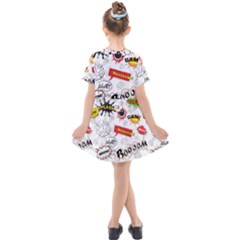 Kids  Short Sleeve Shirt Dress 