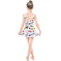 Kids  Skater Dress Swimsuit 