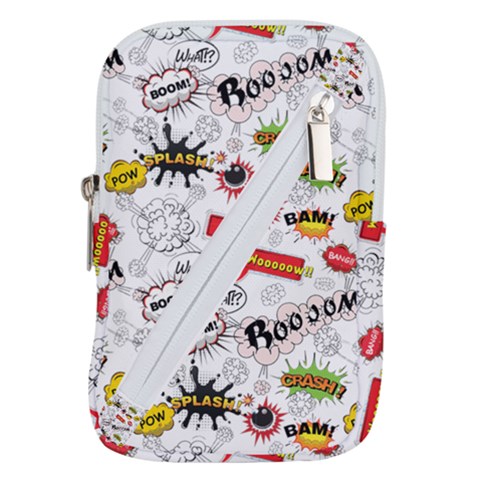 Pattern Seamless Texture Cartoon Belt Pouch Bag (Small) from ArtsNow.com