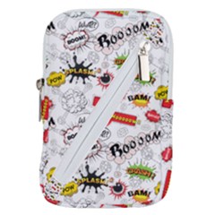 Pattern Seamless Texture Cartoon Belt Pouch Bag (Small) from ArtsNow.com