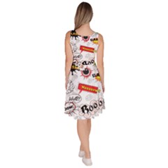 Knee Length Skater Dress With Pockets 