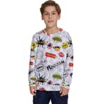 Pattern Seamless Texture Cartoon Kids  Crewneck Sweatshirt