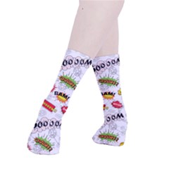 Smooth Crew Length Tube Socks 