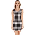 Frets Mosaic Pattern Geometric Bodycon Dress