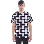 Frets Mosaic Pattern Geometric Men s Sport Mesh T-Shirt