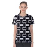 Frets Mosaic Pattern Geometric Women s Cotton T-Shirt