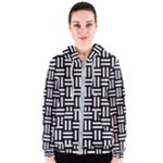 Frets Mosaic Pattern Geometric Women s Zipper Hoodie