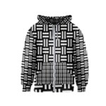 Frets Mosaic Pattern Geometric Kids  Zipper Hoodie