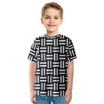 Frets Mosaic Pattern Geometric Kids  Sport Mesh T-Shirt