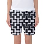 Frets Mosaic Pattern Geometric Women s Basketball Shorts