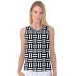 Frets Mosaic Pattern Geometric Women s Basketball Tank Top