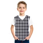 Frets Mosaic Pattern Geometric Kids  Basketball Tank Top