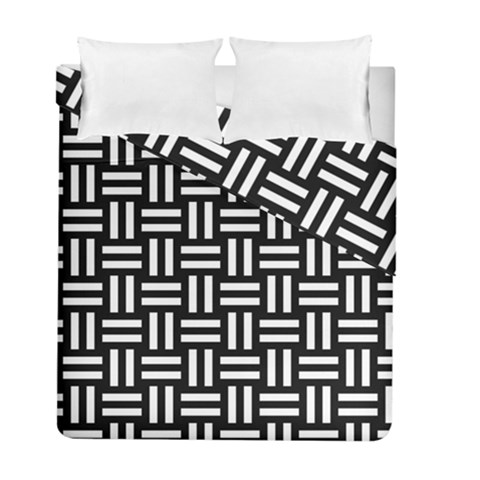 Frets Mosaic Pattern Geometric Duvet Cover Double Side (Full/ Double Size) from ArtsNow.com