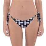 Frets Mosaic Pattern Geometric Reversible Bikini Bottoms