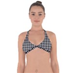 Frets Mosaic Pattern Geometric Halter Neck Bikini Top