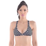 Frets Mosaic Pattern Geometric Plunge Bikini Top