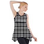 Frets Mosaic Pattern Geometric Side Drop Tank Tunic