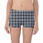 Frets Mosaic Pattern Geometric Reversible Boyleg Bikini Bottoms