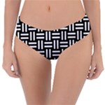 Frets Mosaic Pattern Geometric Reversible Classic Bikini Bottoms