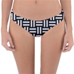 Frets Mosaic Pattern Geometric Reversible Hipster Bikini Bottoms