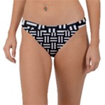 Frets Mosaic Pattern Geometric Band Bikini Bottoms